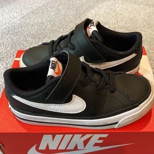 Nike Court Legacy Black Sneakers - Size 10 boys